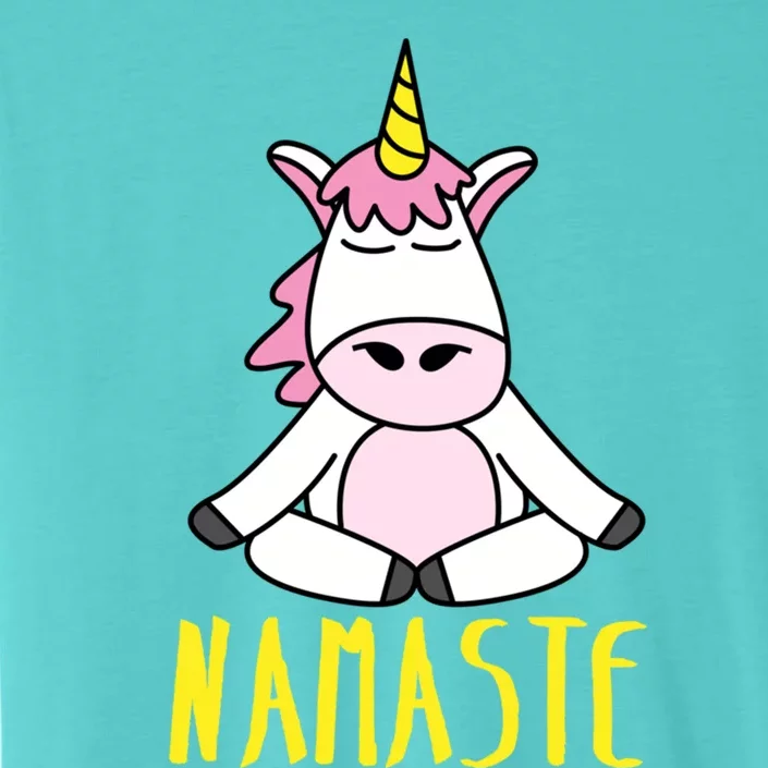 Namaste Yoga Funny Meditating Magical Creature Gift ChromaSoft Performance T-Shirt