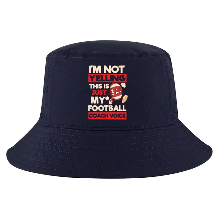 Not Yelling Football Coach Voice Design Football Coach Cool Comfort Performance Bucket Hat