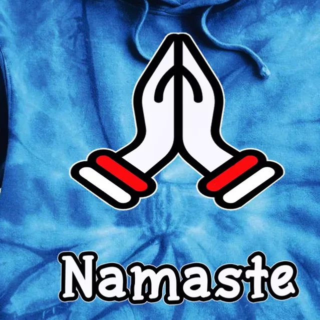 Namaste Yoga Great Gift Namaste Gift Tie Dye Hoodie