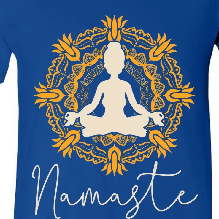 Namaste Yoga Gift Great Gift V-Neck T-Shirt