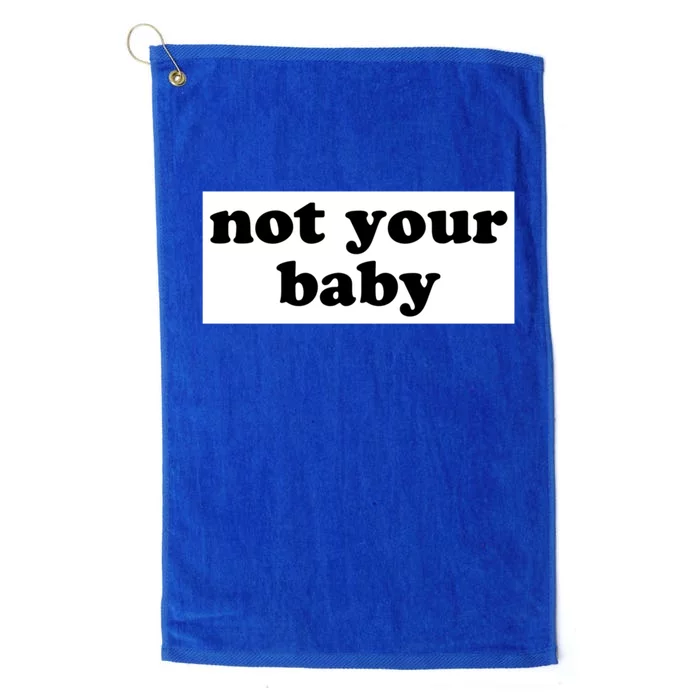 Not Your Gift Platinum Collection Golf Towel