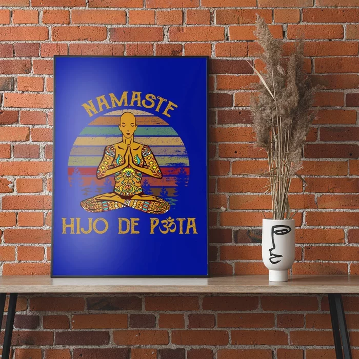 Namaste Yoga Gift Meaningful Gift Poster