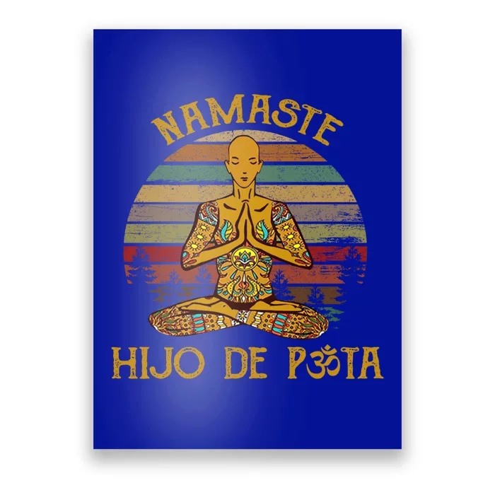 Namaste Yoga Gift Meaningful Gift Poster