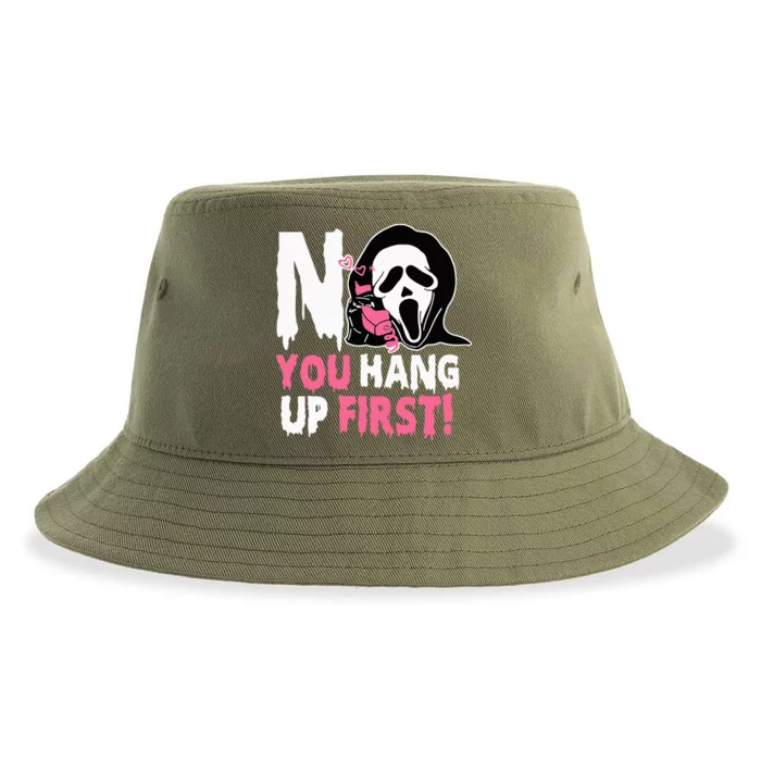 No You Hang Up First Halloween Sustainable Bucket Hat