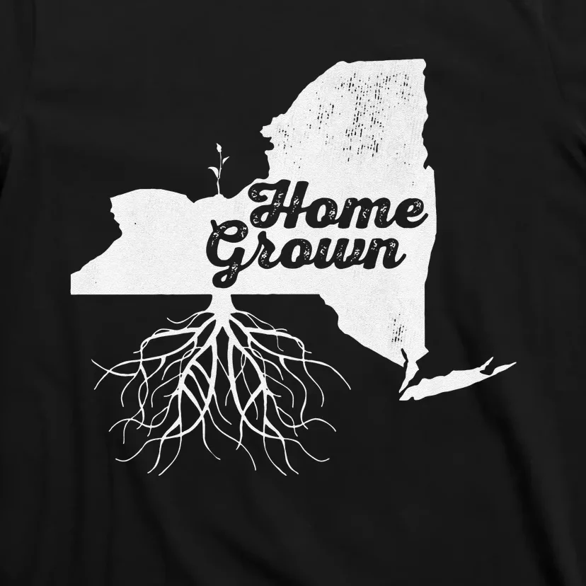 New York Home Grown Roots Ny State Pride T-Shirt