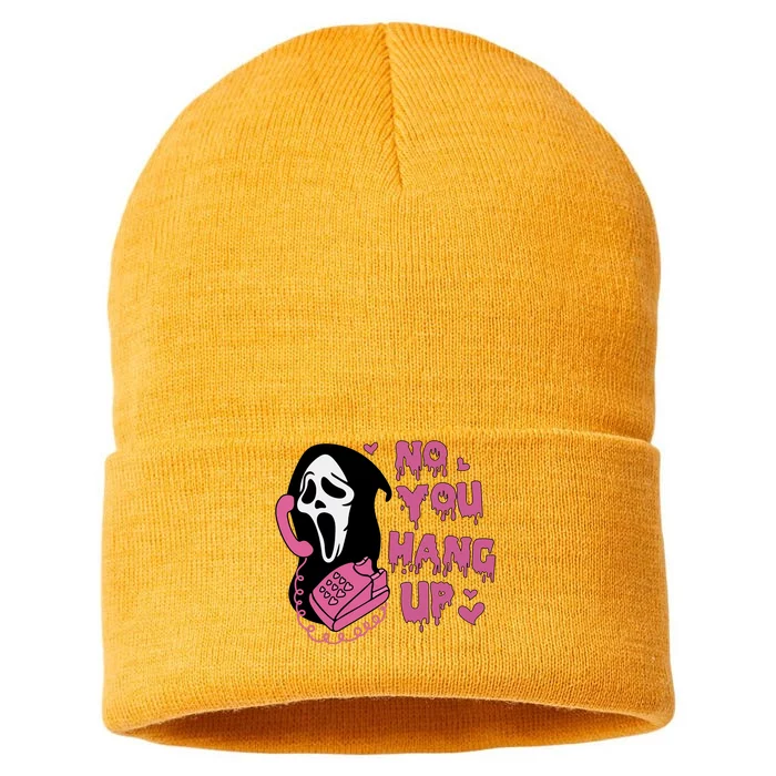 No You Hang Up Ghostface Sustainable Knit Beanie