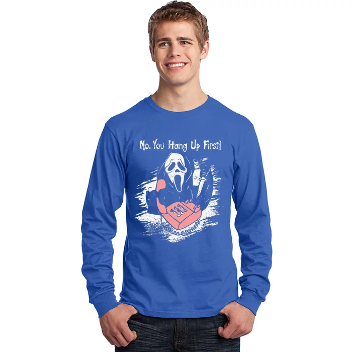 No You Hang Up First Ghost Calling Halloween Sweatshirt Long Sleeve Shirt