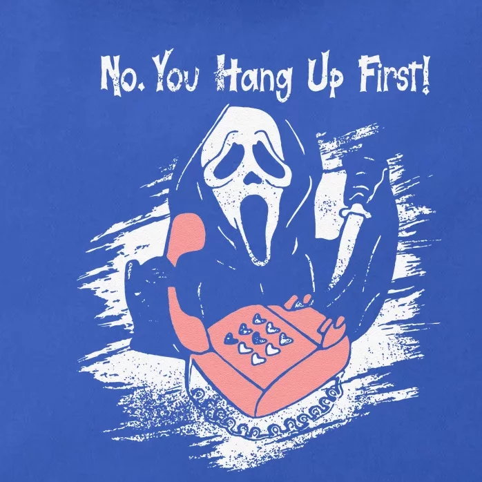 No You Hang Up First Ghost Calling Halloween Sweatshirt Zip Tote Bag