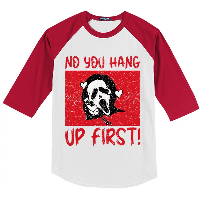 No You Hang Up First Kids Colorblock Raglan Jersey