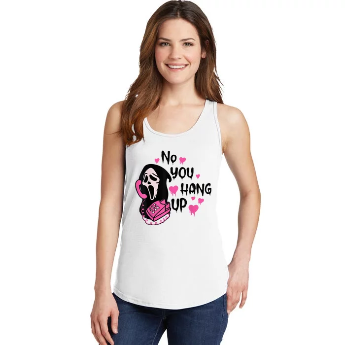 No You Hang Up First Ghost Calling Halloween Sweatshirt Ladies Essential Tank