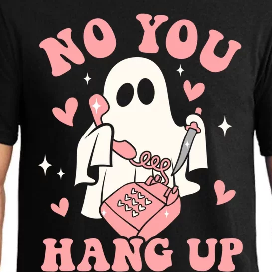 No You Hang Up Ghost Halloween Trick Or Treat Spooky Season Gift Pajama Set