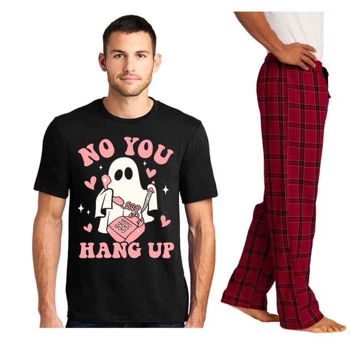 No You Hang Up Ghost Halloween Trick Or Treat Spooky Season Gift Pajama Set