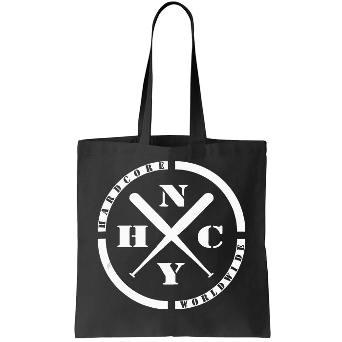 NEW YORK Hardcore Is Worldwide NYHC Punks Not Dead Tote Bag