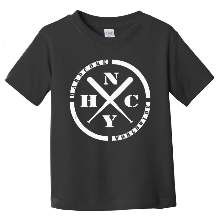 NEW YORK Hardcore Is Worldwide NYHC Punks Not Dead Toddler T-Shirt