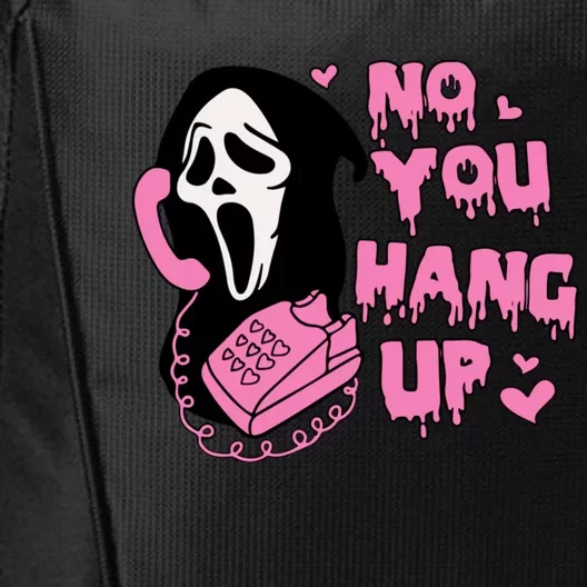 No You Hang Up Funny Ghostface Valentine Halloween City Backpack