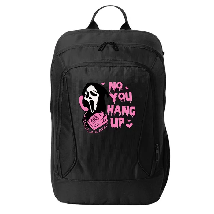 No You Hang Up Funny Ghostface Valentine Halloween City Backpack