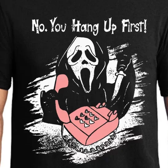 No You Hang Up First Ghost Calling Halloween Pajama Set