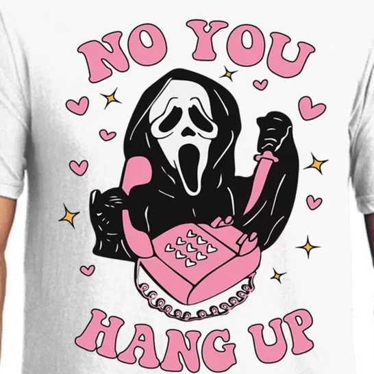 No You Hang Up Funny Halloween Ghostface Pajama Set