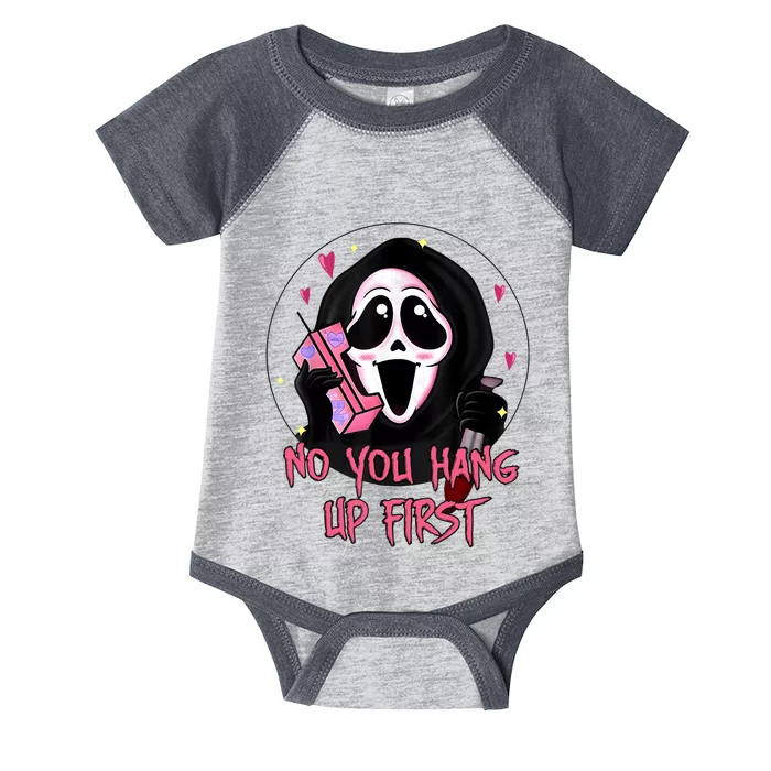 No You Hang Up First Ghost Calling Halloween Infant Baby Jersey Bodysuit