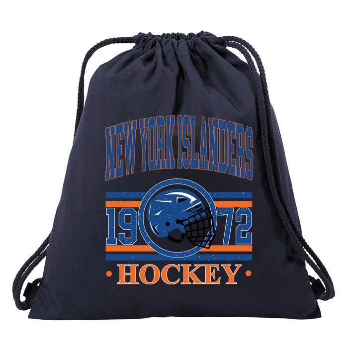 New York Islanders Hockey Team Supporter Drawstring Bag