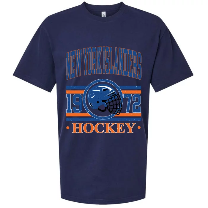 New York Islanders Hockey Team Supporter Sueded Cloud Jersey T-Shirt