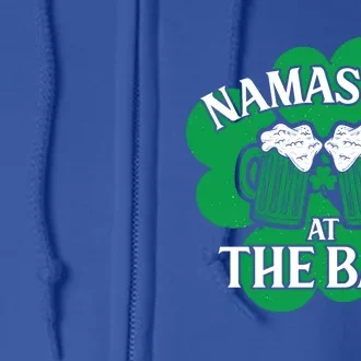 Namastay Yoga Joke Ireland Irish Proud Meaningful Gift Full Zip Hoodie