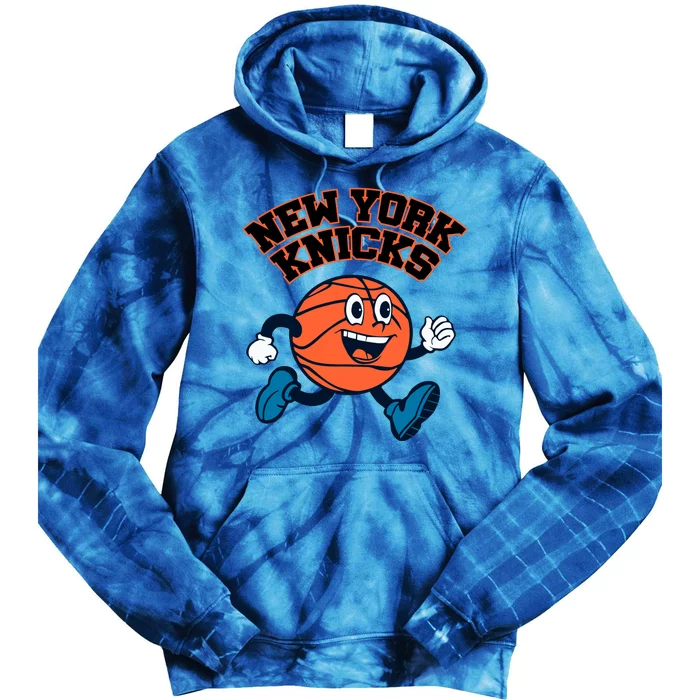 New York Knicks Basketball Running Tie Dye Hoodie