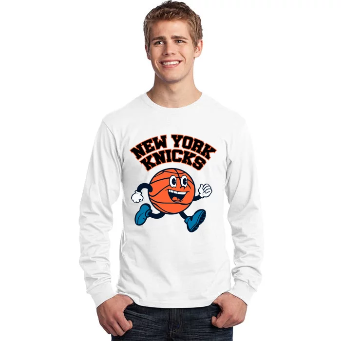 New York Knicks Basketball Running Tall Long Sleeve T-Shirt