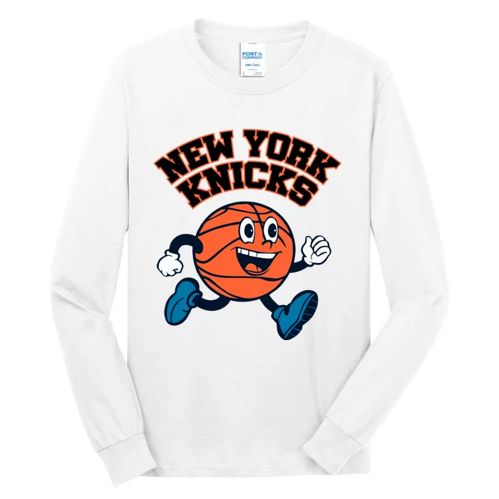 New York Knicks Basketball Running Tall Long Sleeve T-Shirt