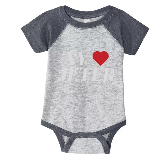 New York Loves Jeter Infant Baby Jersey Bodysuit