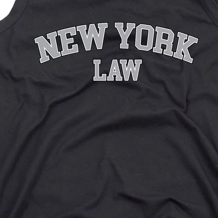 New York Lawyer Attorney Bar Graduate School Law Gift Tank Top