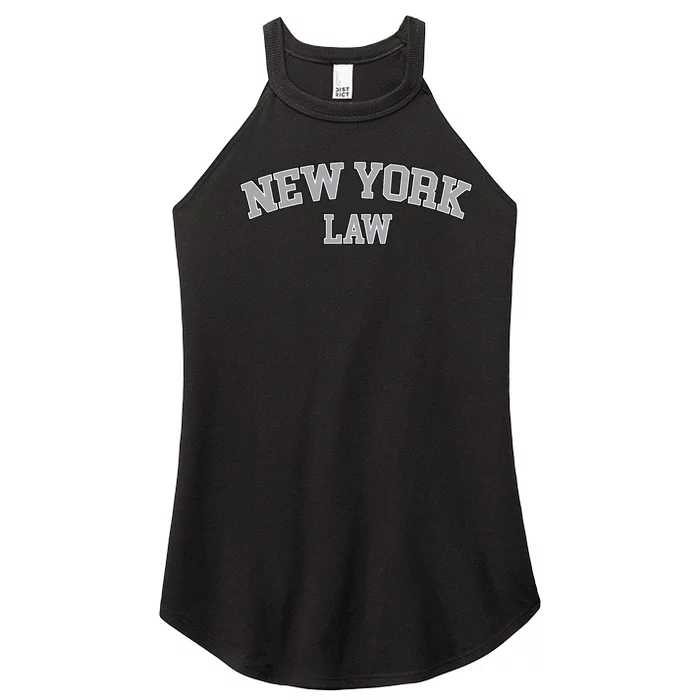 New York Lawyer Attorney Bar Graduate School Law Gift Women’s Perfect Tri Rocker Tank