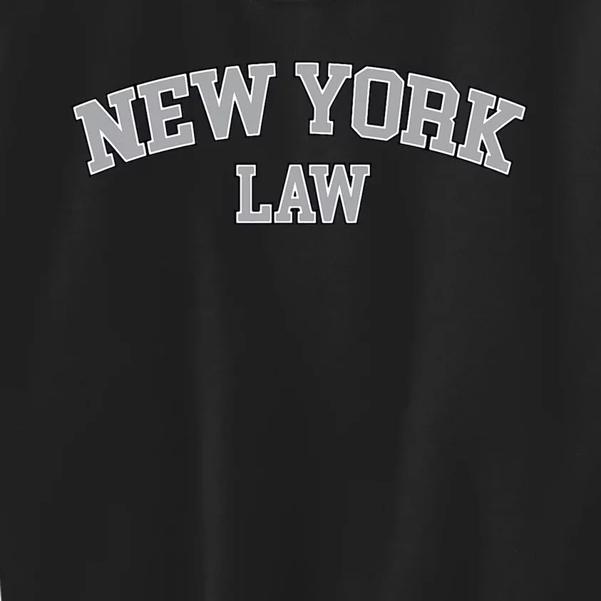 New York Lawyer Attorney Bar Graduate School Law Gift Kids Sweatshirt