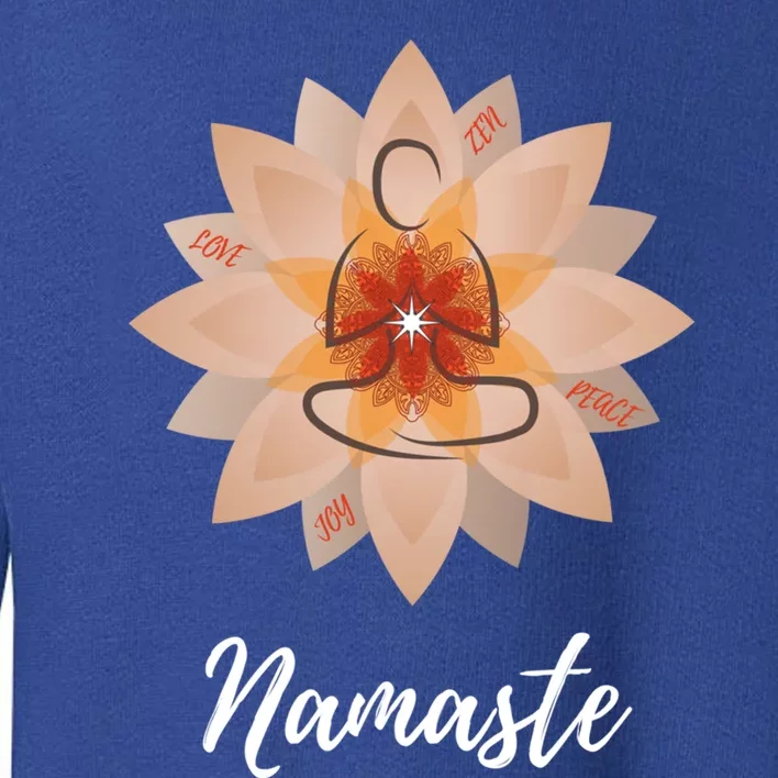 Namaste Yoga Lover Cool Gift Toddler Sweatshirt