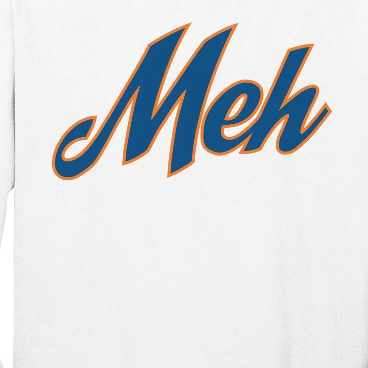 New York Meh Long Sleeve Shirt