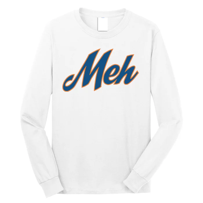 New York Meh Long Sleeve Shirt