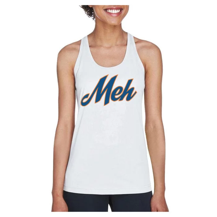 New York Meh Women's Racerback Tank