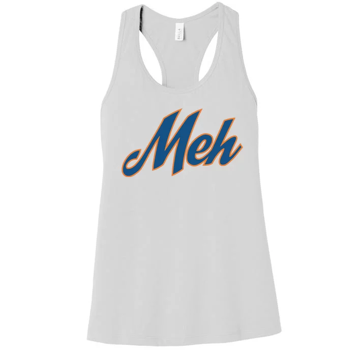 New York Meh Women's Racerback Tank