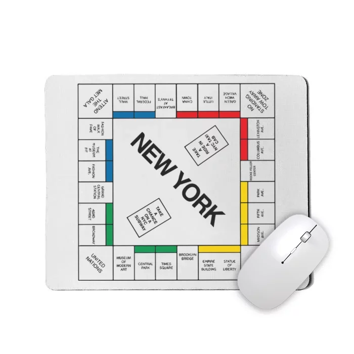 New York Mono Poly And Just Like That Mousepad