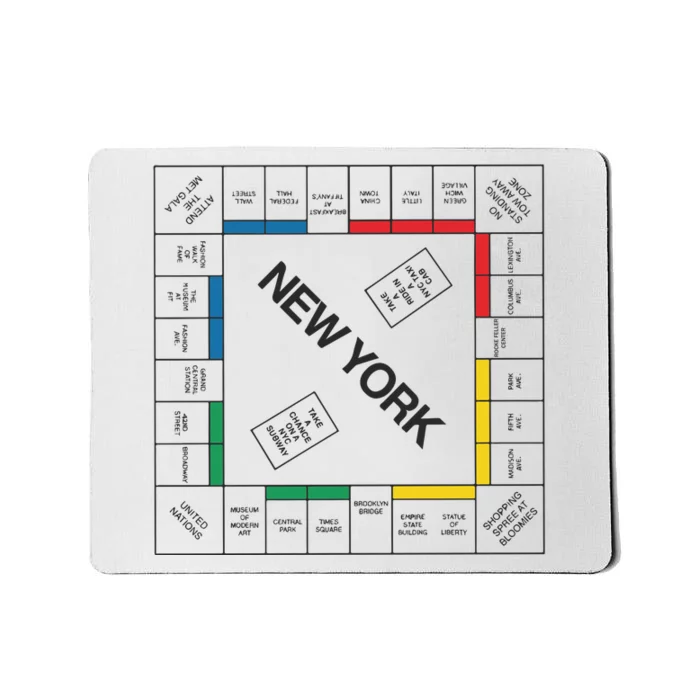 New York Mono Poly And Just Like That Mousepad