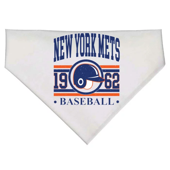 New York Mets 1962 Baseball Team Supporter USA-Made Doggie Bandana