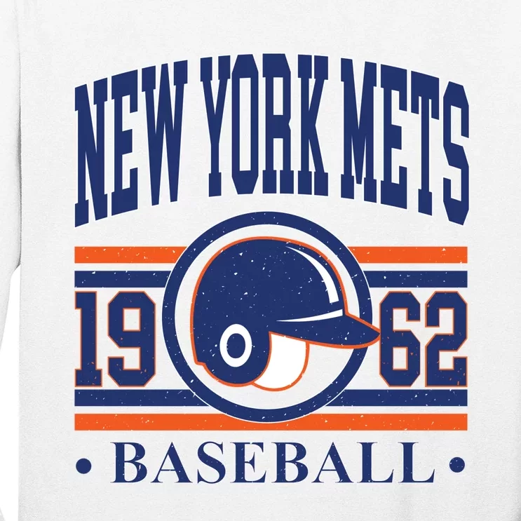 New York Mets 1962 Baseball Team Supporter Long Sleeve Shirt