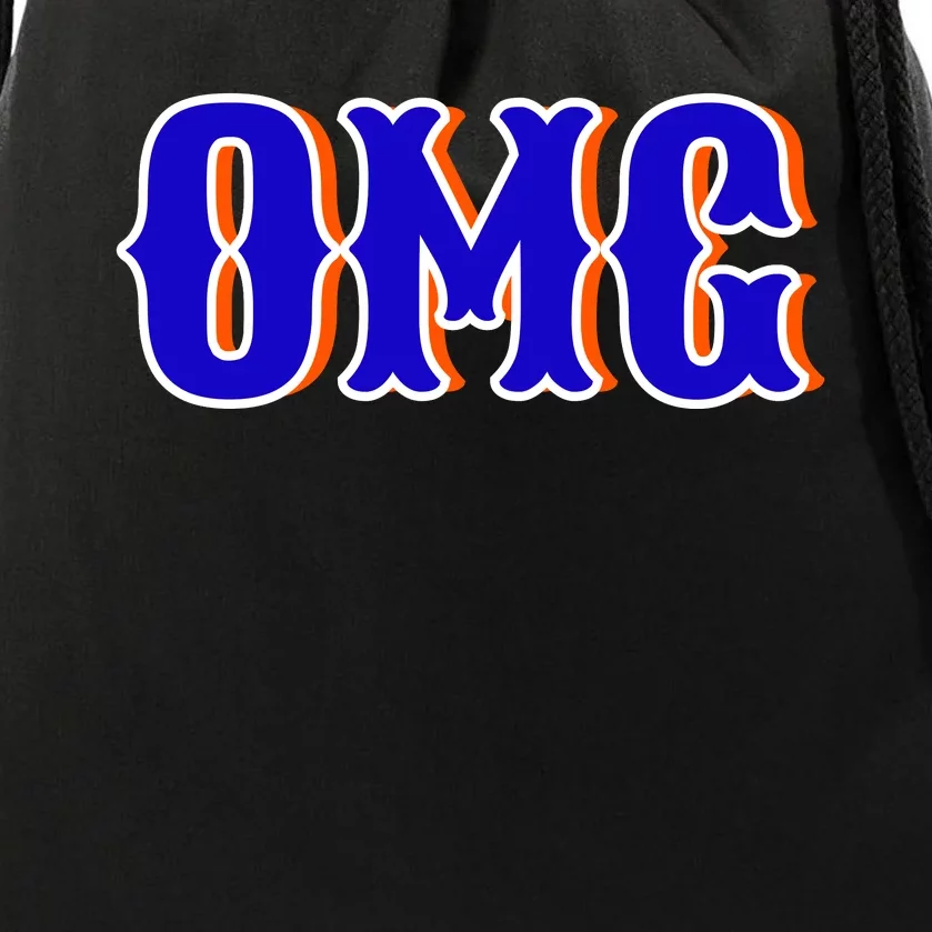 New York Mets Omg Drawstring Bag