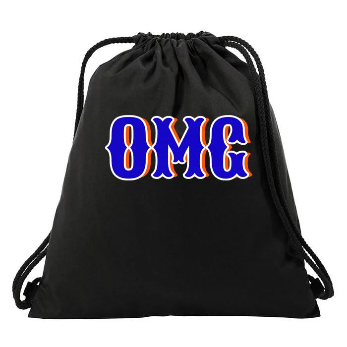 New York Mets Omg Drawstring Bag