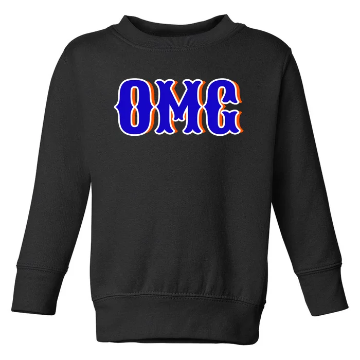 New York Mets Omg Toddler Sweatshirt