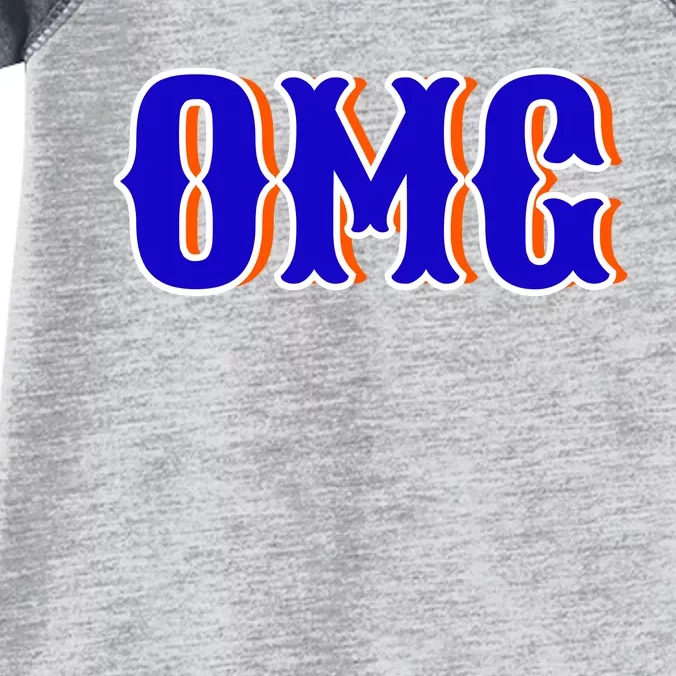 New York Mets Omg Infant Baby Jersey Bodysuit