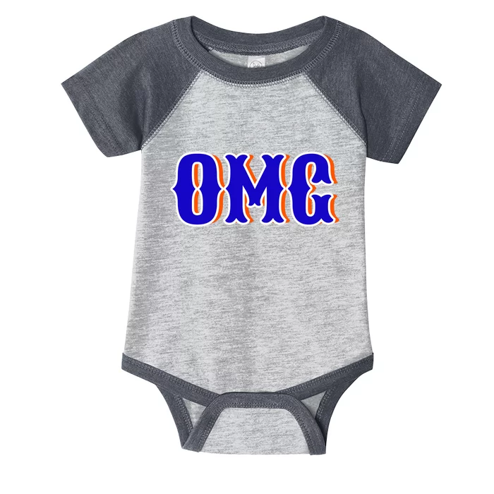 New York Mets Omg Infant Baby Jersey Bodysuit