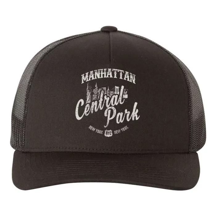 New York Manhattan Central Park Yupoong Adult 5-Panel Trucker Hat