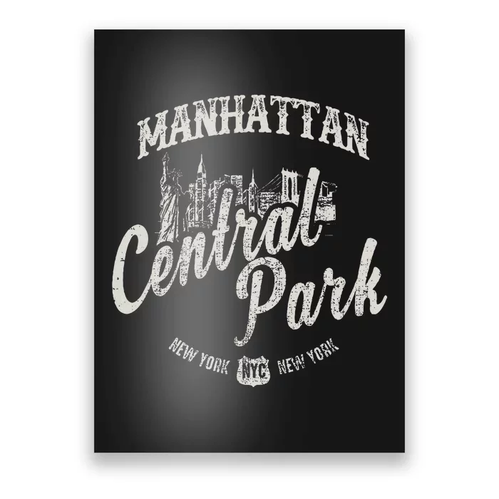 New York Manhattan Central Park Poster