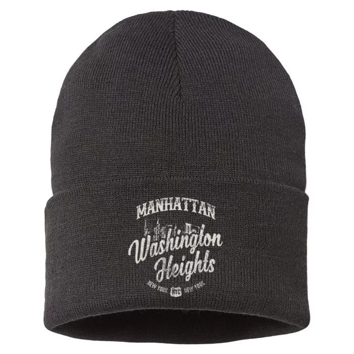 New York Manhattan Washington Heights Sustainable Knit Beanie